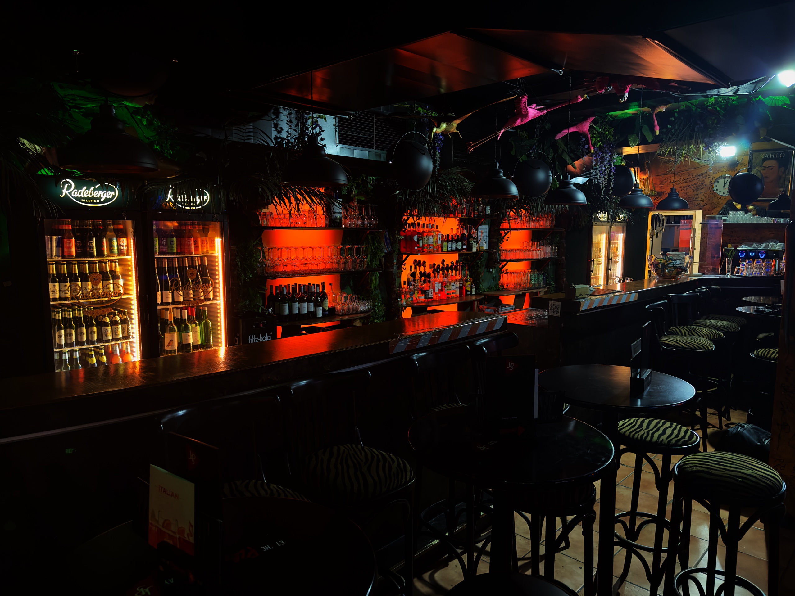 Die Bar des Theaterstübchens